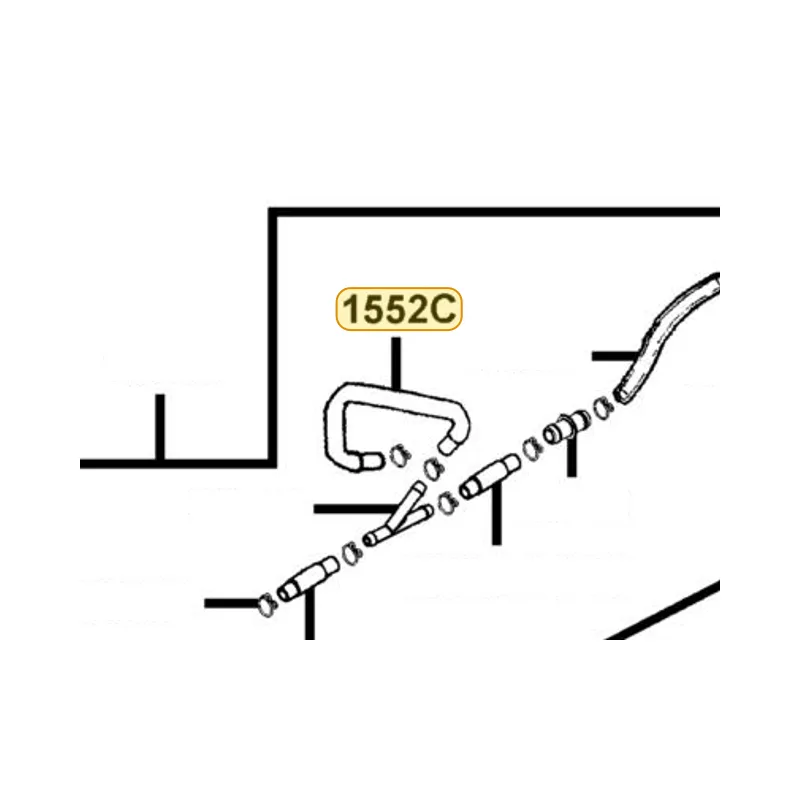 1552C-LCD1-E00 TUBE ASSY OIL PASS — diagram cutout