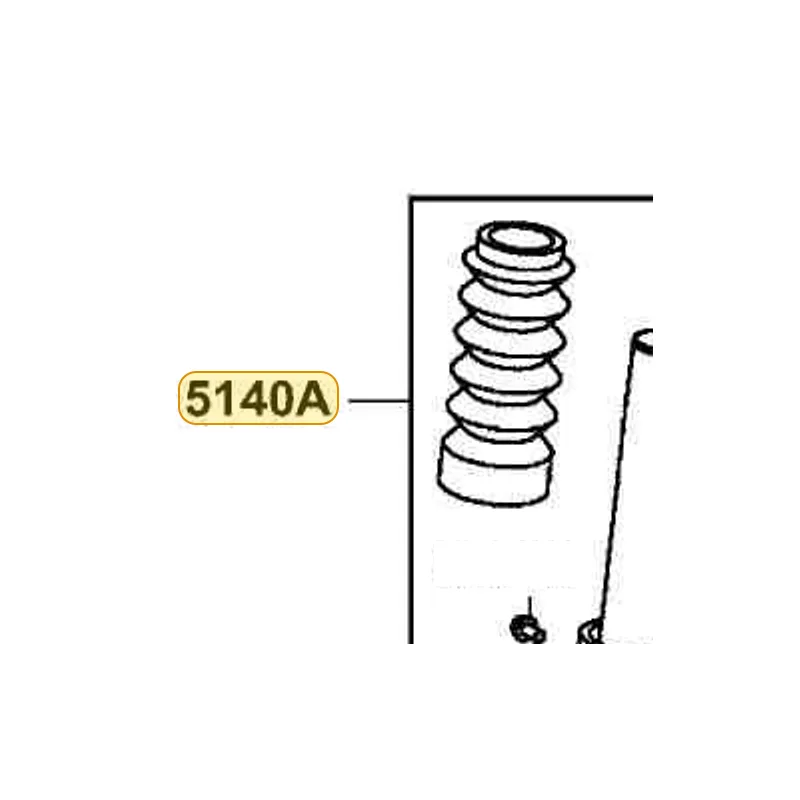 5140A-LBD5-E00-NJA FORK SET R FR (Silver) — diagram cutout