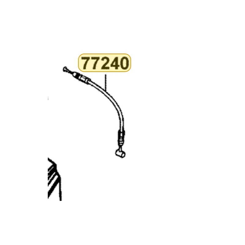 77240-LBD5-E00 CABLE SEAT CATCH — diagram cutout