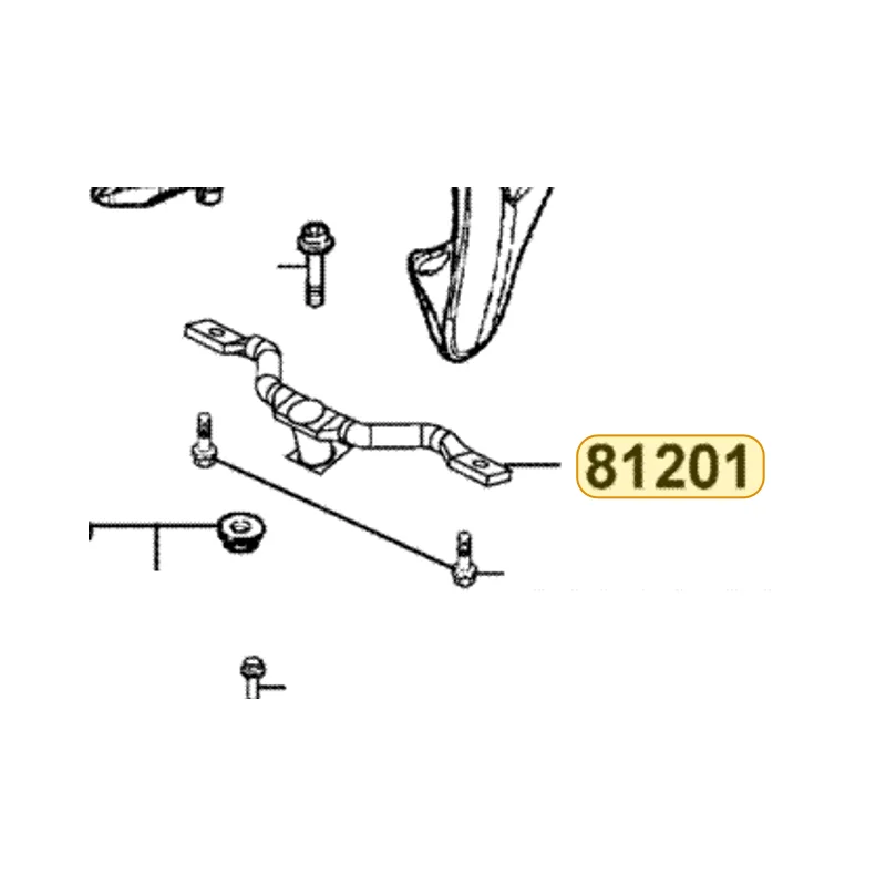 81201-LBD5-E00 BAR RR CARRIER — diagram cutout