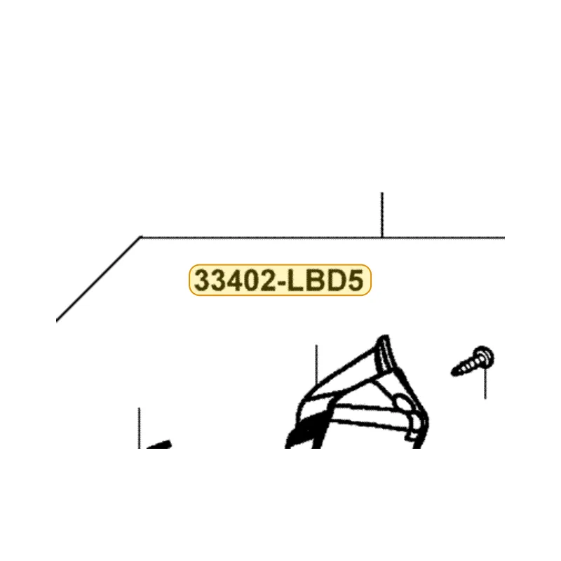 33402-LBD5-E00 LENS R FR WINKER — diagram cutout