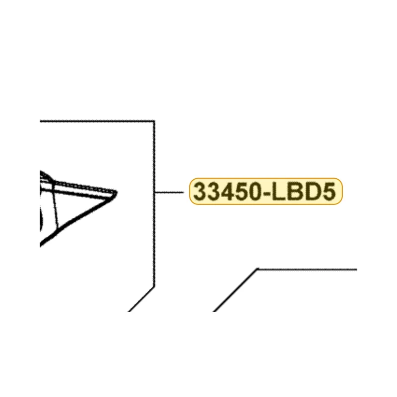 33450-LBD5-E00 WINKER ASSY L FR — diagram cutout