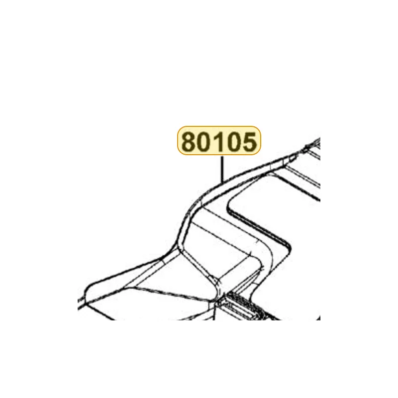 80105-LBD5-E01-N1R FENDER REAR (Black) — diagram cutout