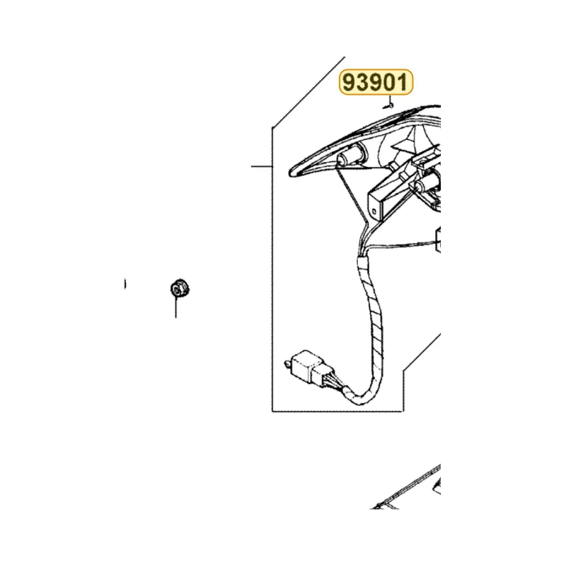 93901-34420 SCREW TAPPING 4*16 — diagram cutout