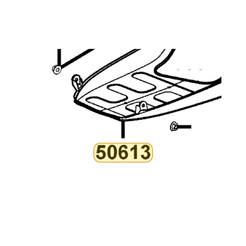 50613-KKD6-E01-N1R COVER UNDER (Black) — diagram cutout