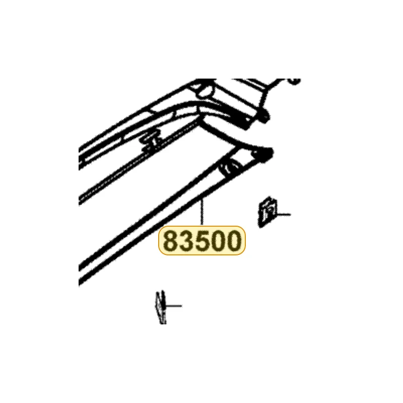 83500-LBD5-E00-NFP COVER R BODY (Dark Gray Metallic) — diagram cutout