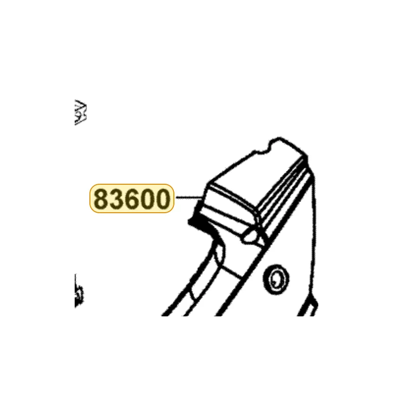 83600-LBD5-E00-HHP COVER L BODY (Silver) — diagram cutout