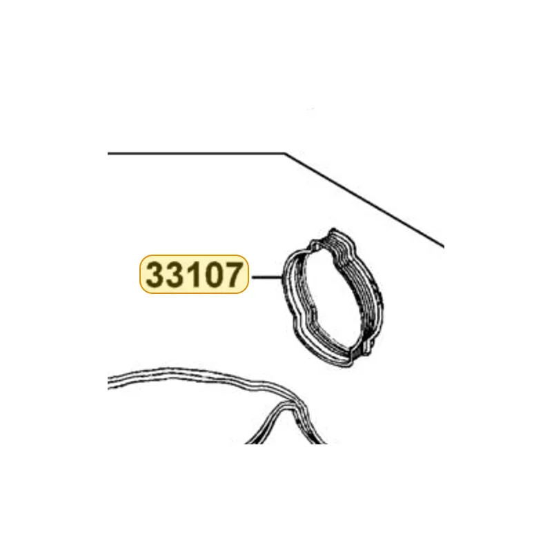 33107-KGB5-M30 COVER RUBBER — diagram cutout