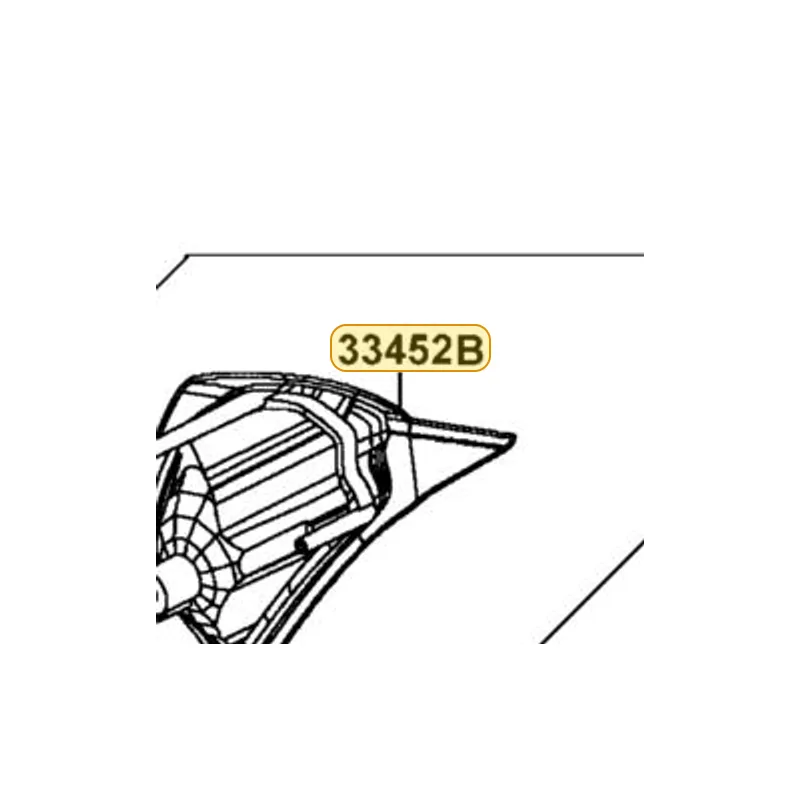 33452-LBD5-E10 LENS L FR WINKER — diagram cutout