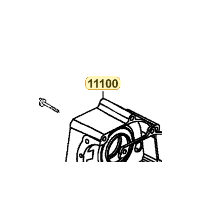 11100-LBD6-E00 CRANK CASE COMP R — diagram cutout