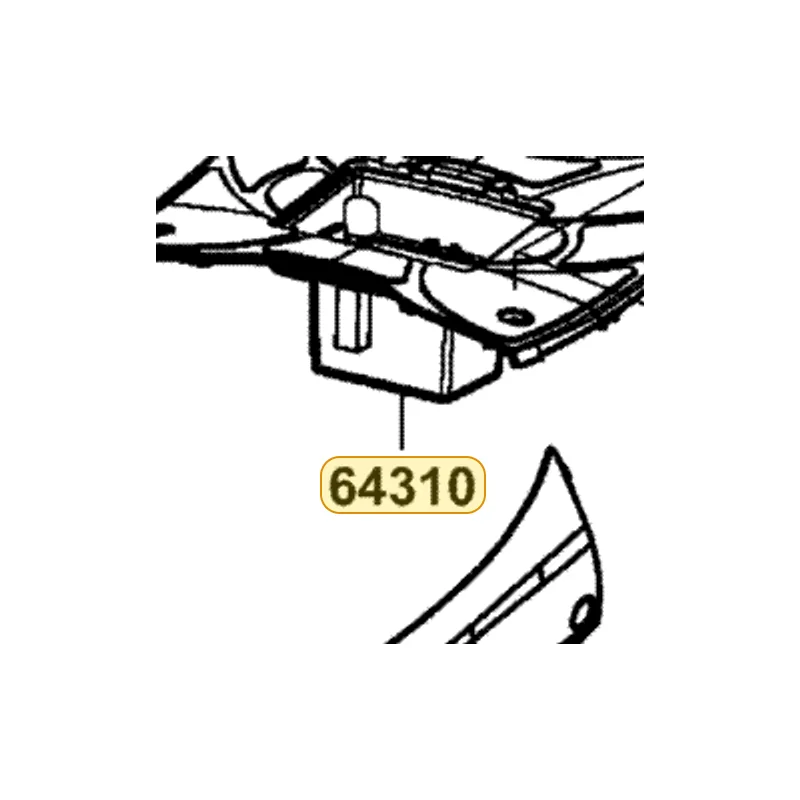 64310-LBD6-E00-N1R FLOOR PANEL (Black) — diagram cutout