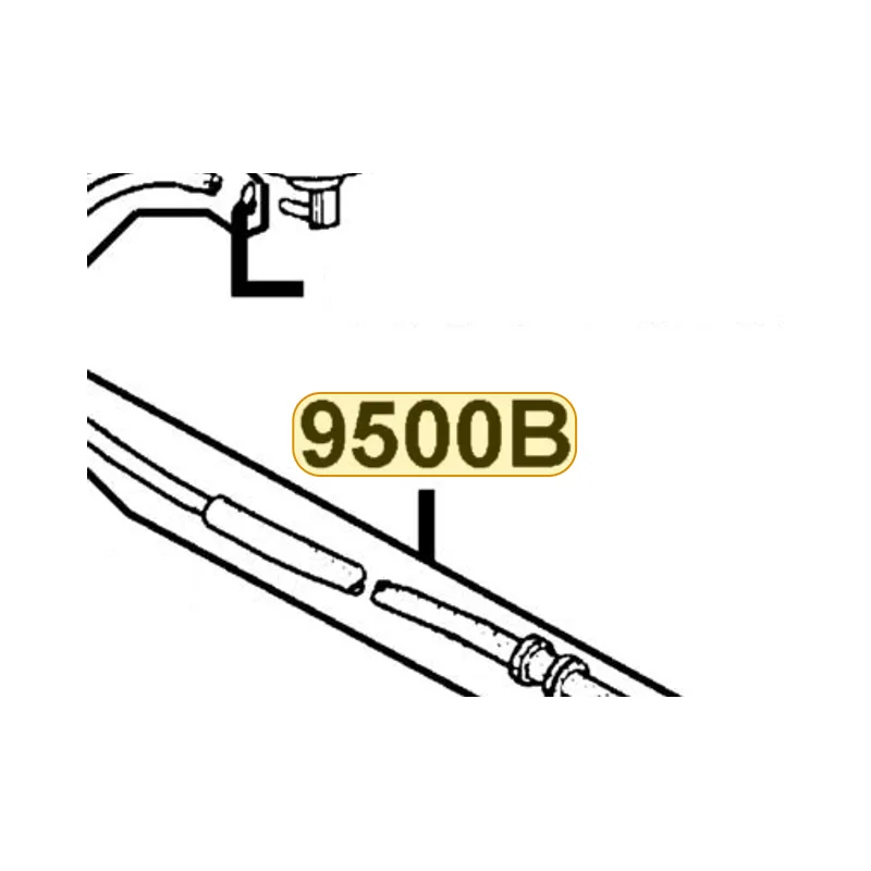9500B-LBD6-E00 TUBE ASSY VACUUM — diagram cutout