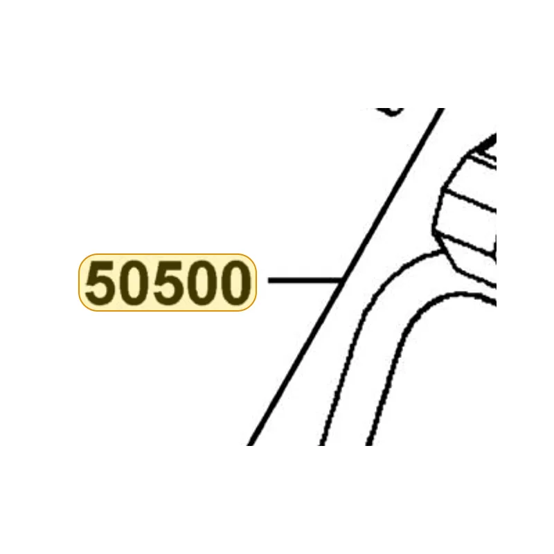50500-LBD6-E00 STAND COMP MAIN — diagram cutout