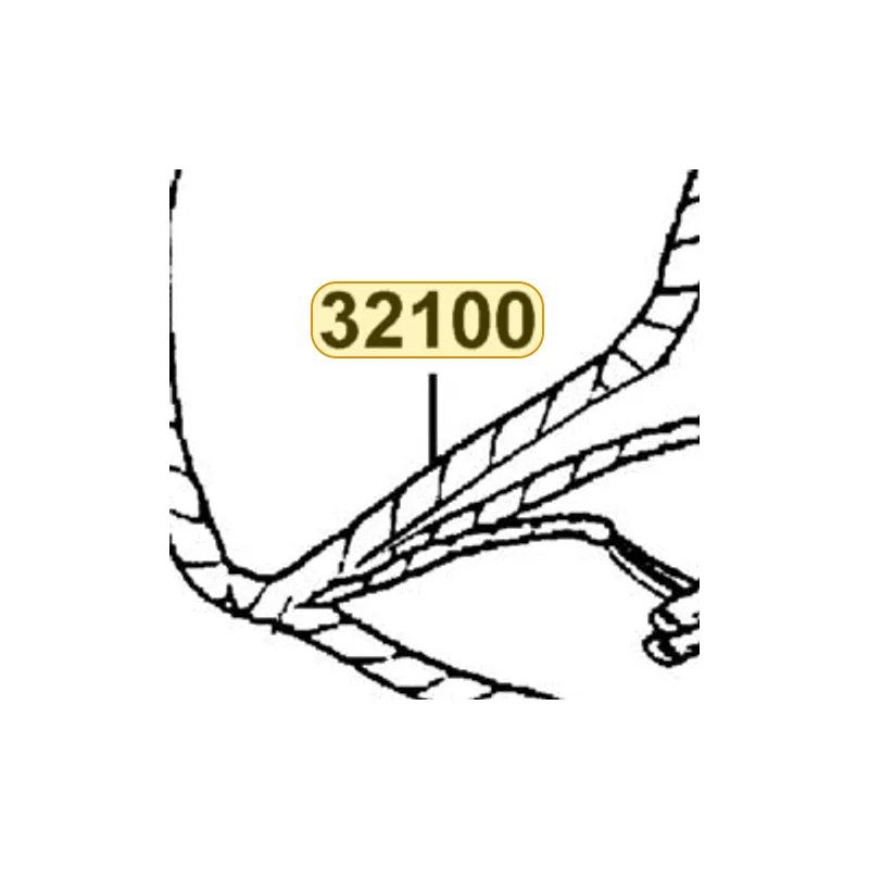 32100-LBD6-M30 HARNESS WIRE — diagram cutout