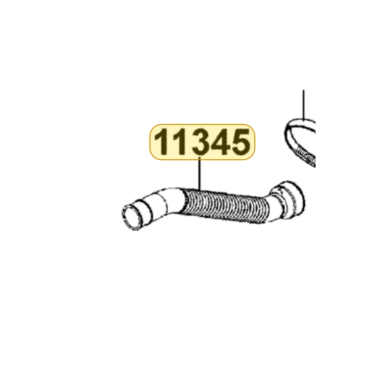 11345-LBD6-E00 DUCT L COVER — diagram cutout