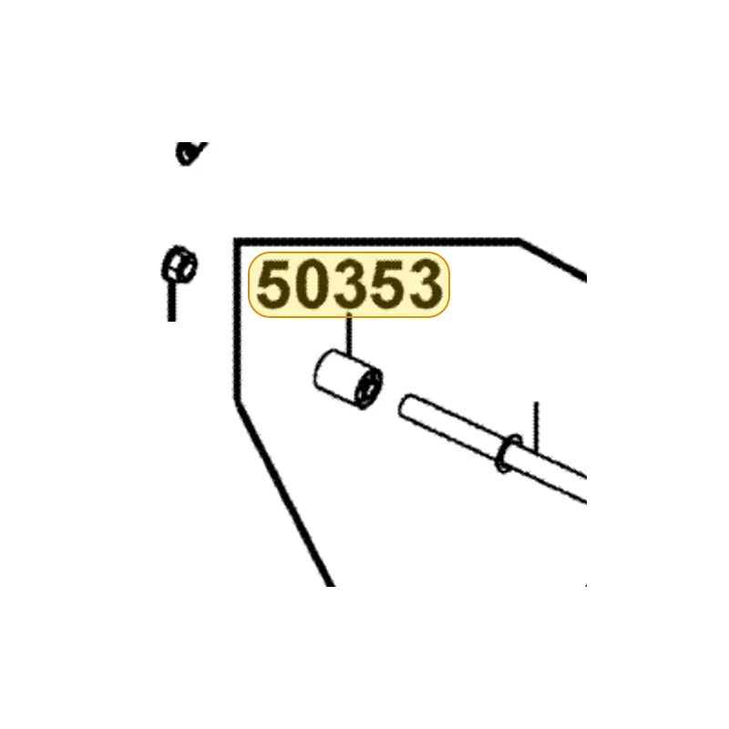 50353-GLE0-301 BUSH RUBBER ENG HANGER — diagram cutout