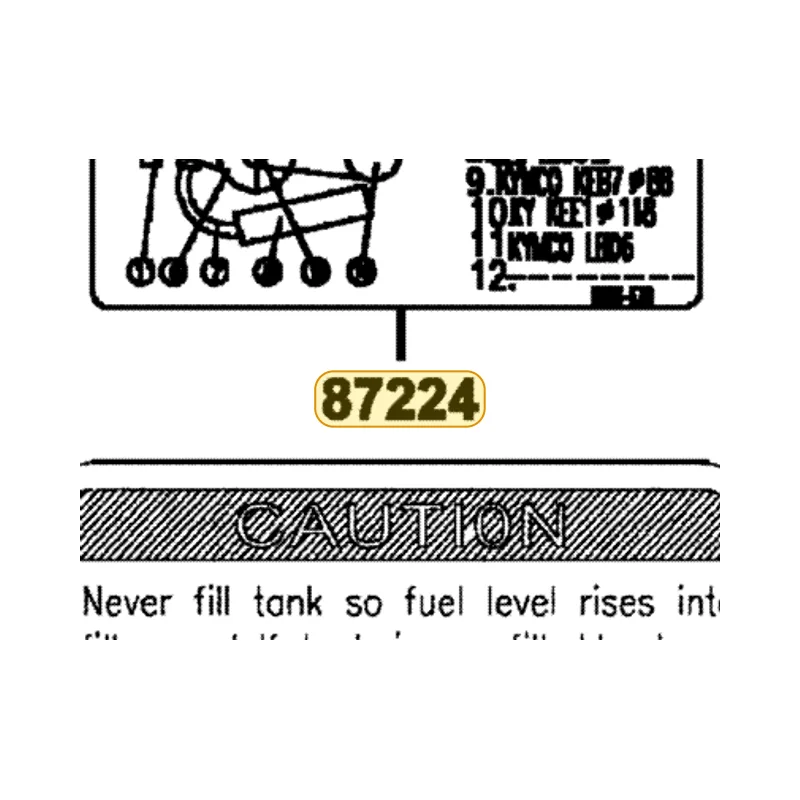 87224-LBD6-EZ0-T01 CAUTION ANTI TAMPERING — diagram cutout