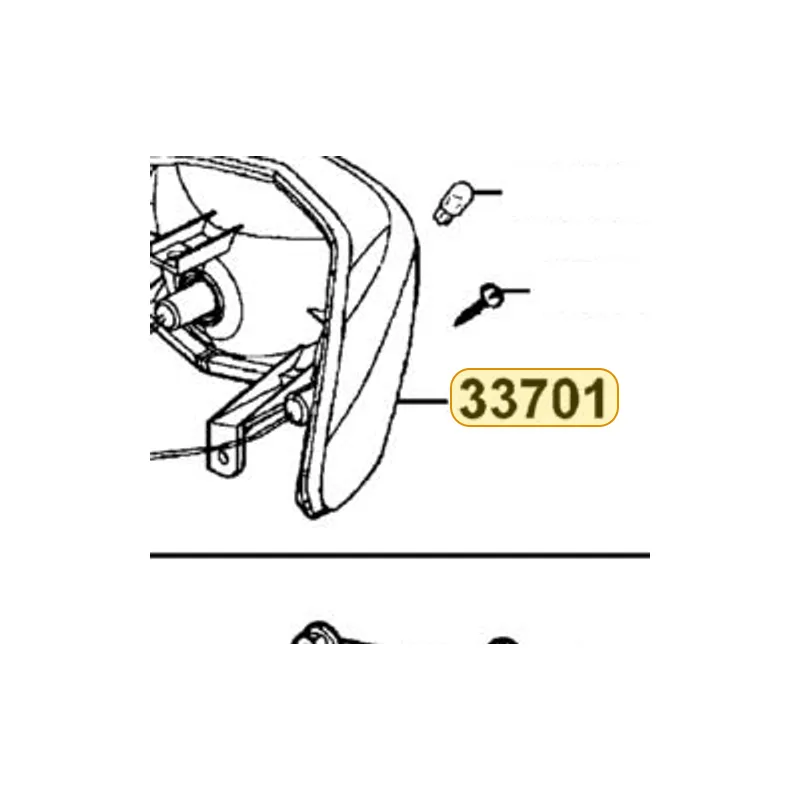 33701-LBD5-E01 LENS COMP TAIL LIGHT — diagram cutout