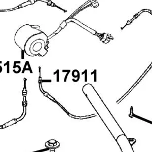 17911-LEA7-C00 "CABLE B COMP.,THROT" — diagram cutout