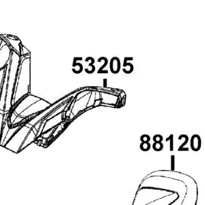 53205-ABD2-C00-N1R "COVER, HANDLE UP" — diagram cutout