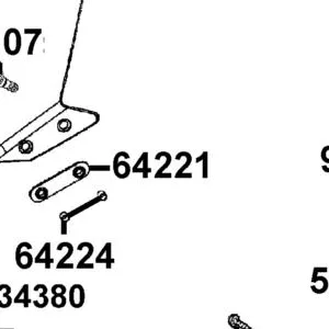 64221-LEA7-C00 RUBBER WIND SCREEN — diagram cutout