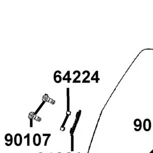 64224-LEA7-C00 COLLAR WIND SCREEN — diagram cutout