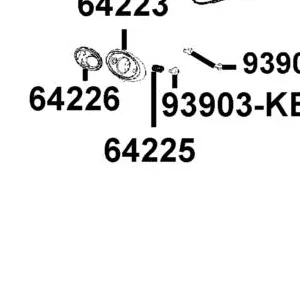 64225-LEA7-C00 "SPRING, COSMETIC K-LOGO" — diagram cutout