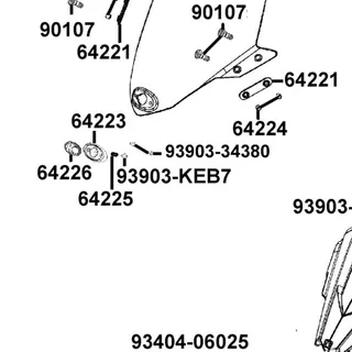 93903-KEB7-C01 SCREW WASHER 4MM — diagram cutout