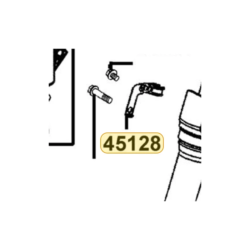 45128-ABD2-C00 CLAMPER FR BRK HOSE — diagram cutout