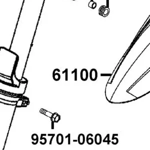 61100-ABD2-C00-91P FENDER FR — diagram cutout