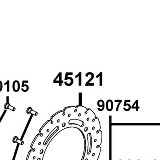 45121-ABD2-C00 DISK. FR BRAKE — diagram cutout