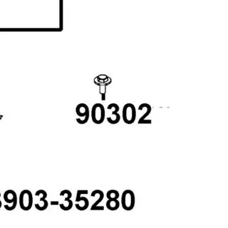 90302-GBR2-C01 BOLT WASHER 5*16 — diagram cutout