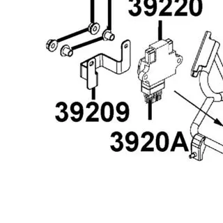 39209-ABD2-C00 STAY ECU — diagram cutout