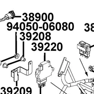 39220-LKG2-C00 CUSHION ECU — diagram cutout