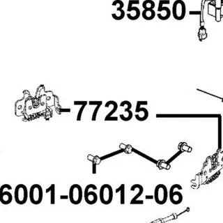 77235-ZZA6-C00 SEAT CATCH COMP — diagram cutout