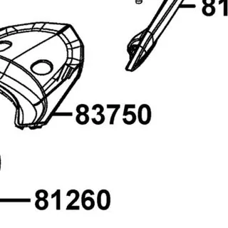 83750-ABD2-C00-86P COVER RR.CENTER — diagram cutout