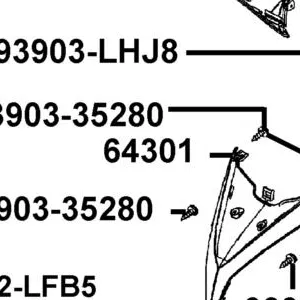 64301-ABD2-C00-91P COVER. FRONT — diagram cutout