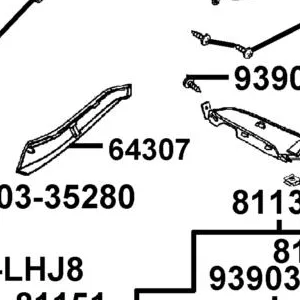 64307-ABD2-C00-NVP SKIRT B. R SIDE — diagram cutout