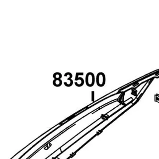 83500-ABD2-305-D4L "COVER, R BODY" — diagram cutout