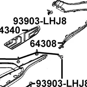 64308-ABD2-C00-85P COVER L SIDE MOLD — diagram cutout