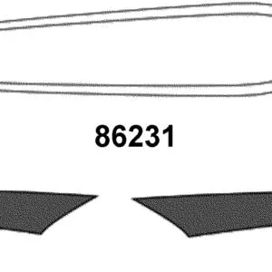 86231-ABD2-C03-T01 STRIPE L BODY COVER — diagram cutout