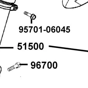 96700-KED9-C00 SOCKET BOLT 8*30 (G) — diagram cutout