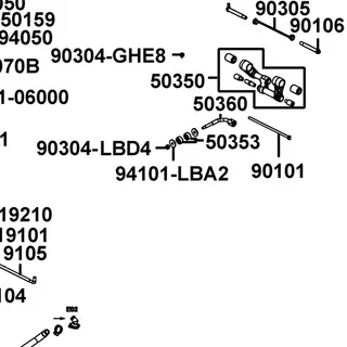 94101-LBA2-C00 WASHER TIE ROD 10.5*38*3 — diagram cutout