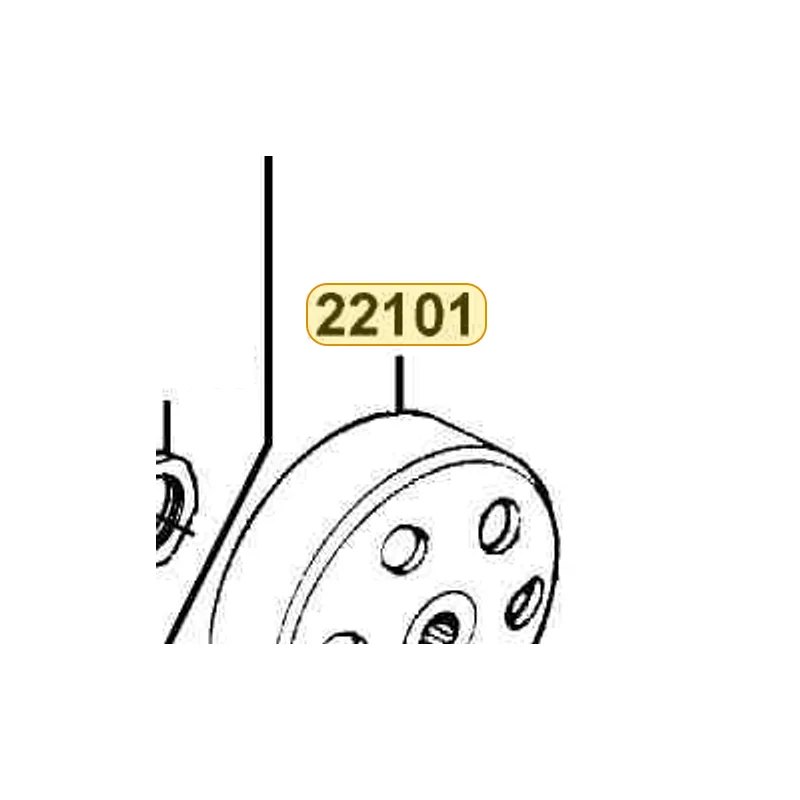 22101-LBA7-900 OUTER CLUTCH — diagram cutout