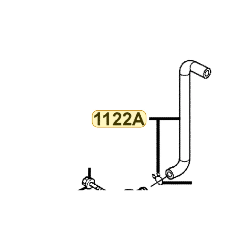 1122A-LDB2-E00 TUBE ASSY MISSION BREATHER — diagram cutout