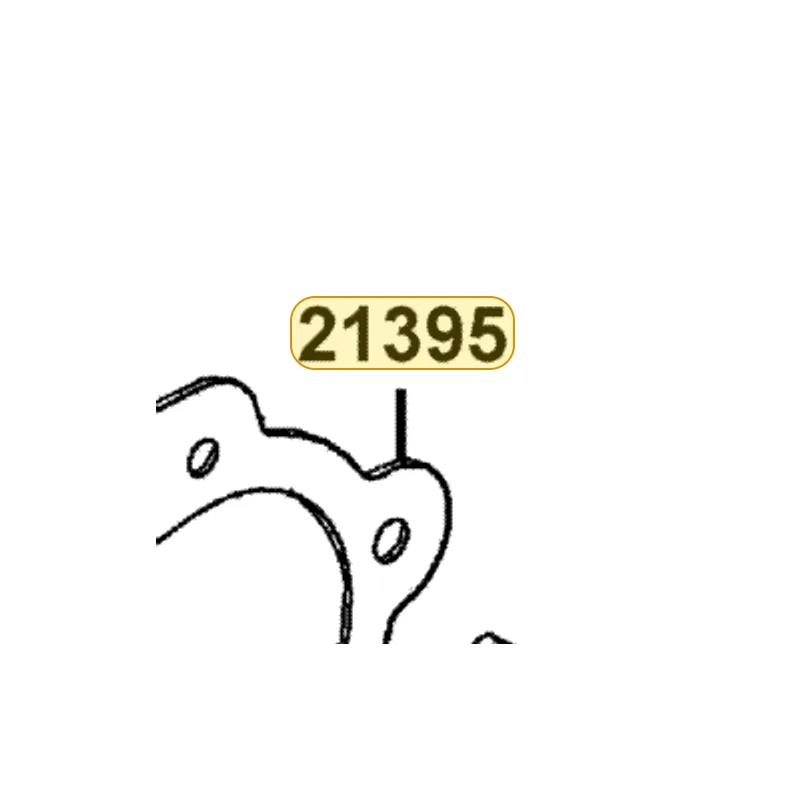 21395-LDB2-E00 GASKET MISSION COVER — diagram cutout