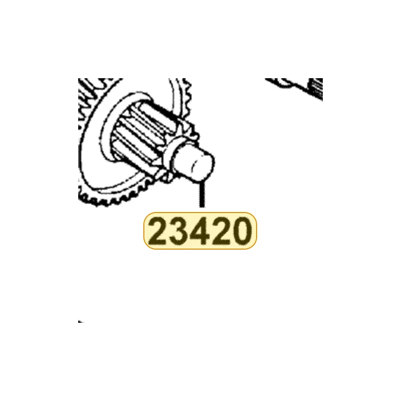 23420-LDB2-E00 SHAFT COMP COUNTER — diagram cutout