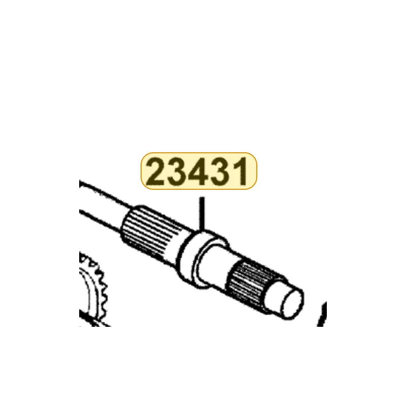 23431-LDB2-E00 SHAFT FINAL — diagram cutout