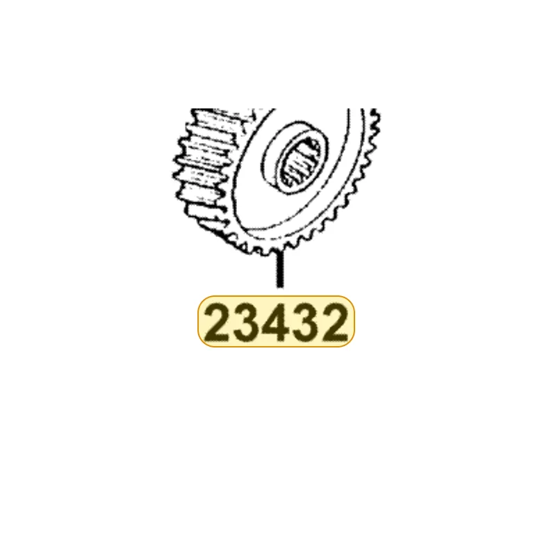 23432-LDB2-E00 GEAR FINAL — diagram cutout