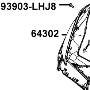 64302-ABD2-C00-63P FRONT MOLD, R — diagram cutout